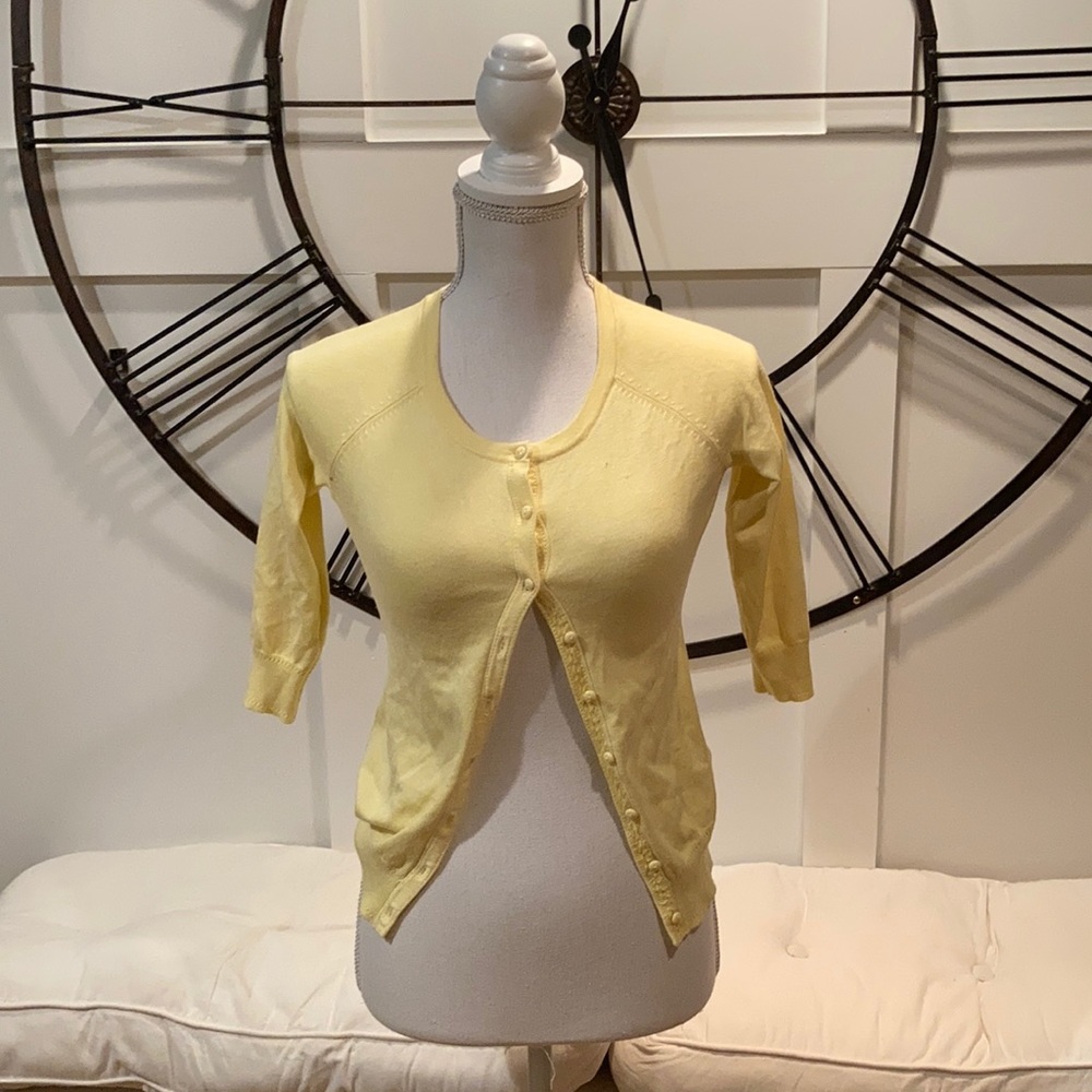 Light Yellow Cardigan